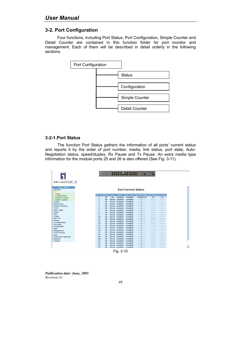 User manual | LevelOne ProCon GSW-2690 User Manual | Page 50 / 265