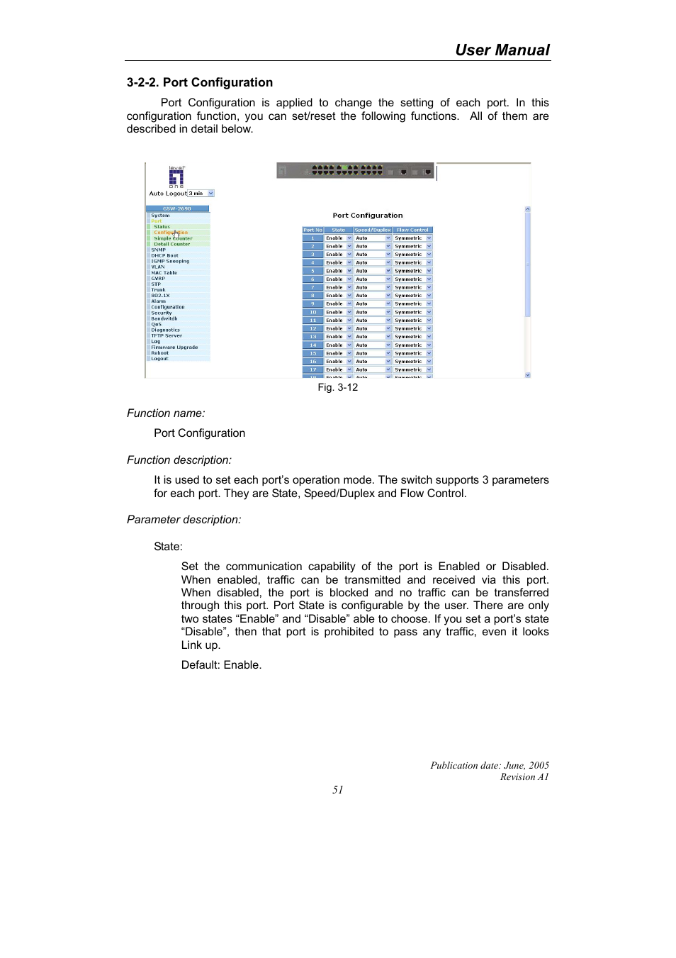 User manual | LevelOne ProCon GSW-2690 User Manual | Page 55 / 265