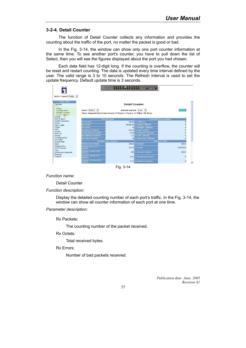 User manual | LevelOne ProCon GSW-2690 User Manual | Page 59 / 265