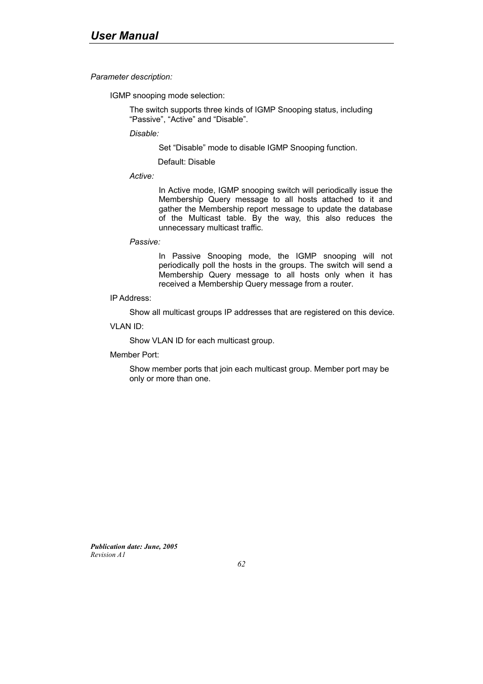 User manual | LevelOne ProCon GSW-2690 User Manual | Page 66 / 265