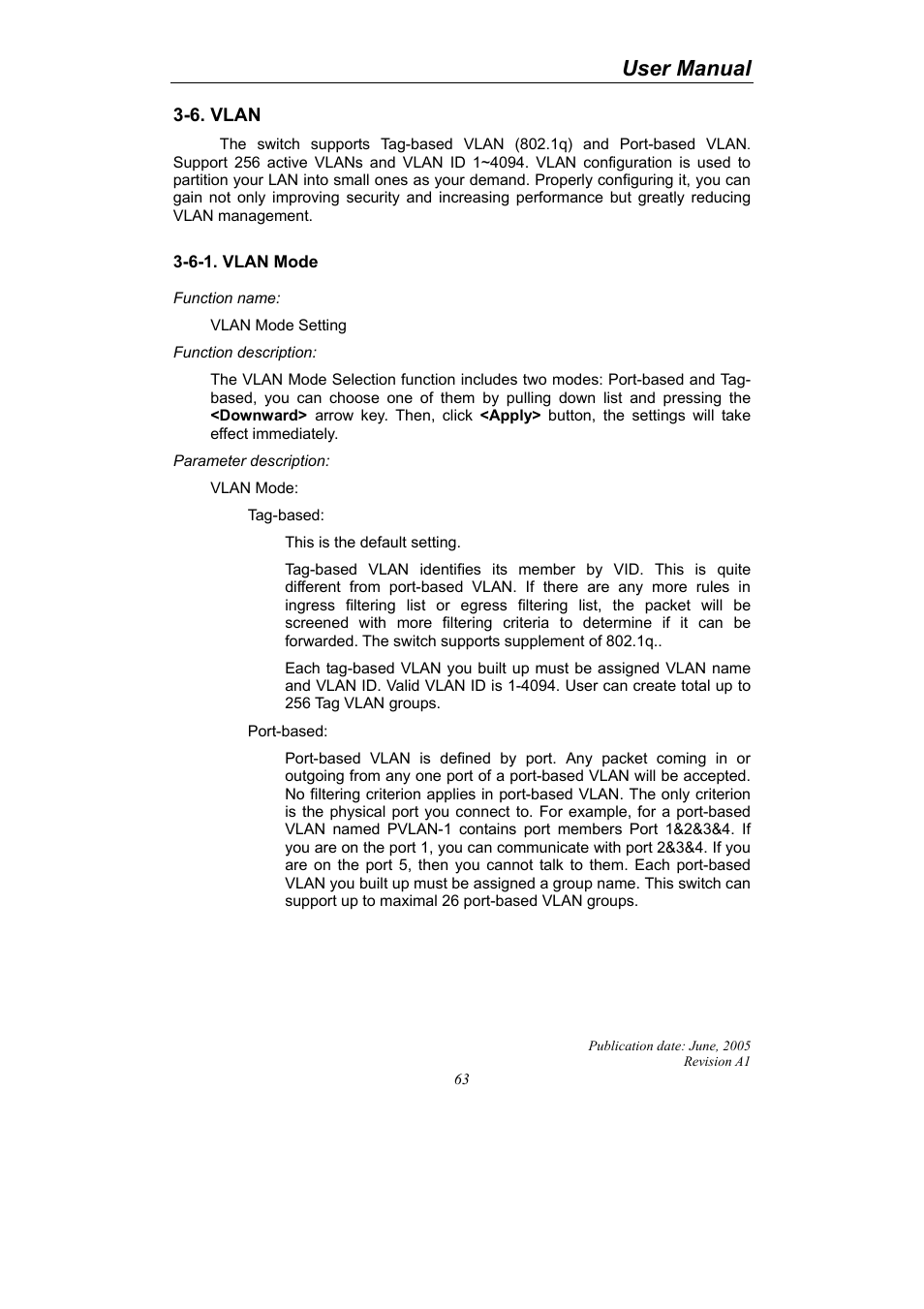 User manual | LevelOne ProCon GSW-2690 User Manual | Page 67 / 265