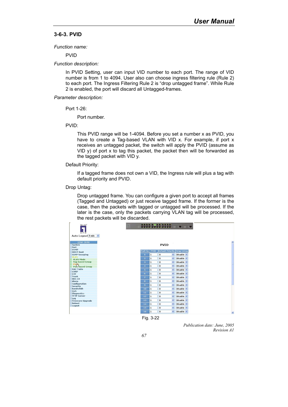 User manual | LevelOne ProCon GSW-2690 User Manual | Page 71 / 265