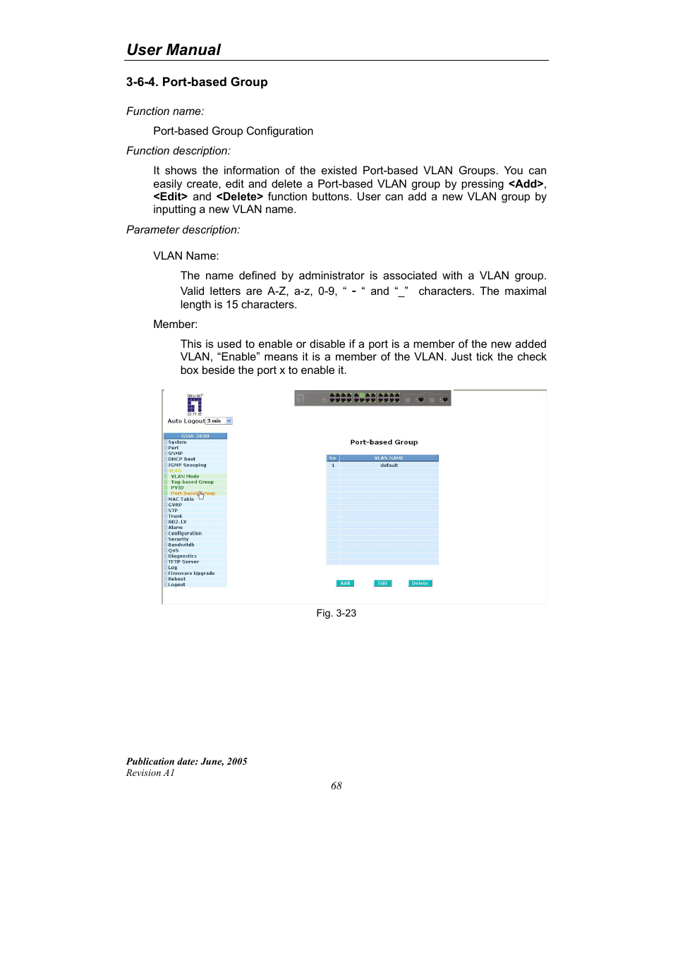 User manual | LevelOne ProCon GSW-2690 User Manual | Page 72 / 265