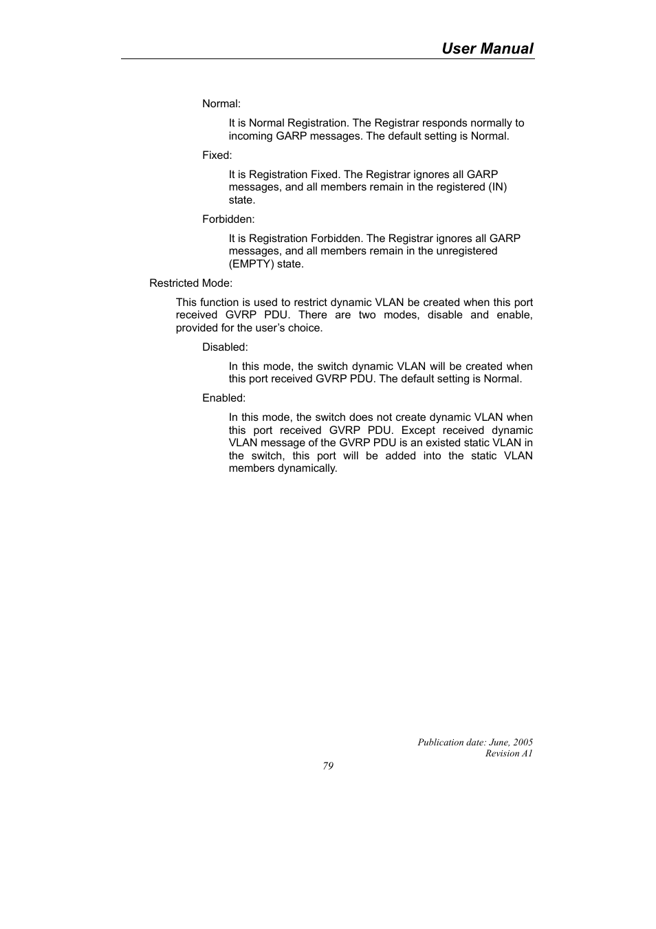 User manual | LevelOne ProCon GSW-2690 User Manual | Page 83 / 265