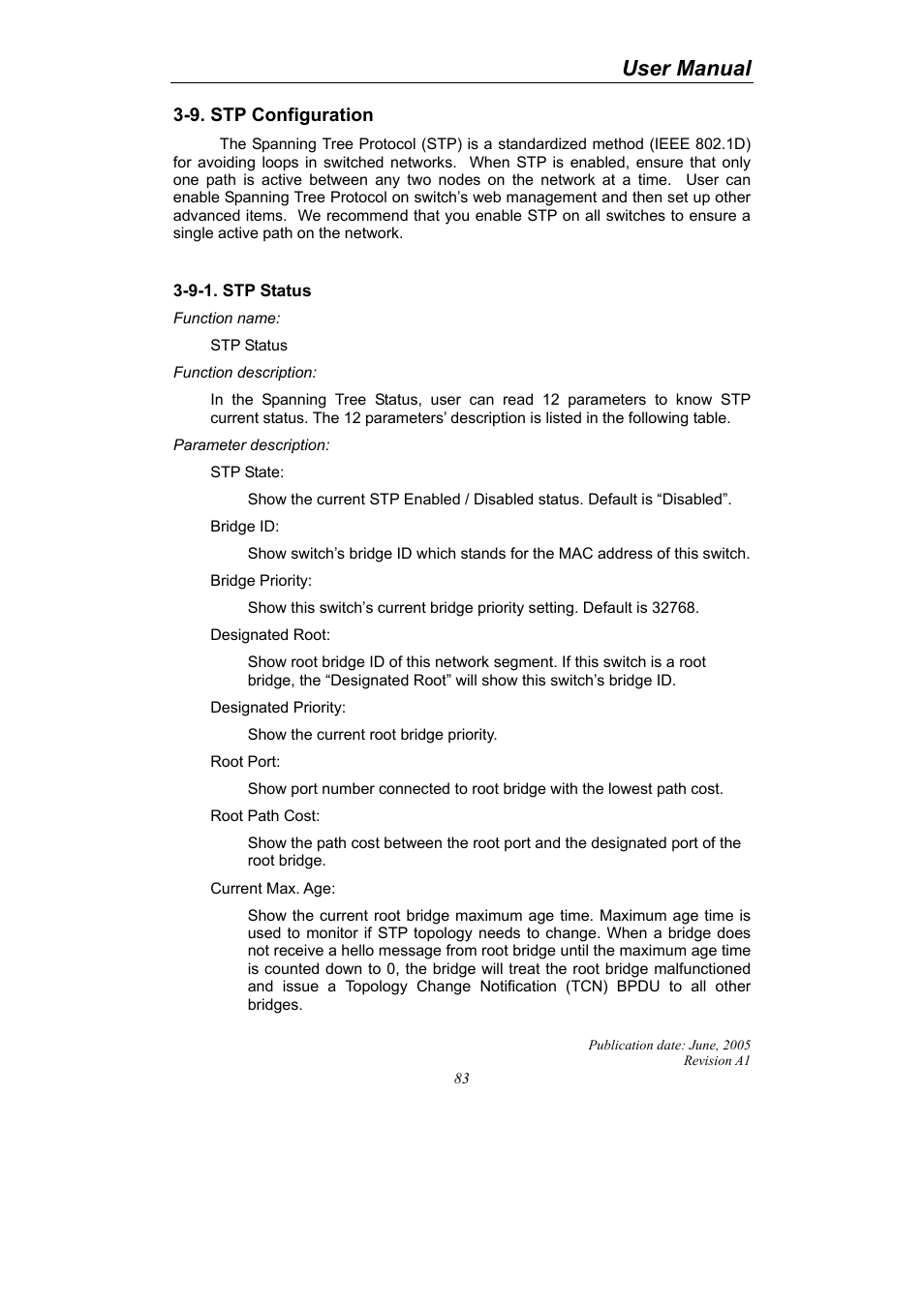 User manual | LevelOne ProCon GSW-2690 User Manual | Page 87 / 265
