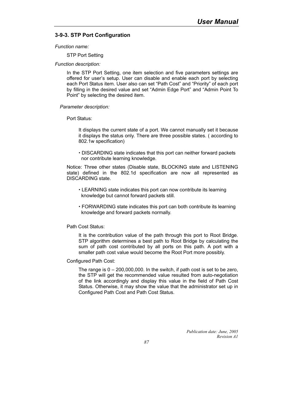 User manual | LevelOne ProCon GSW-2690 User Manual | Page 91 / 265