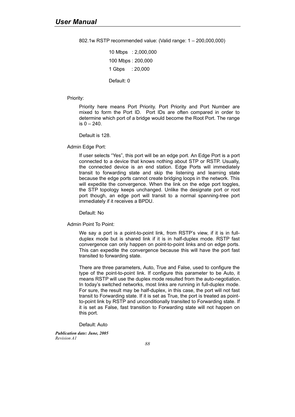 User manual | LevelOne ProCon GSW-2690 User Manual | Page 92 / 265