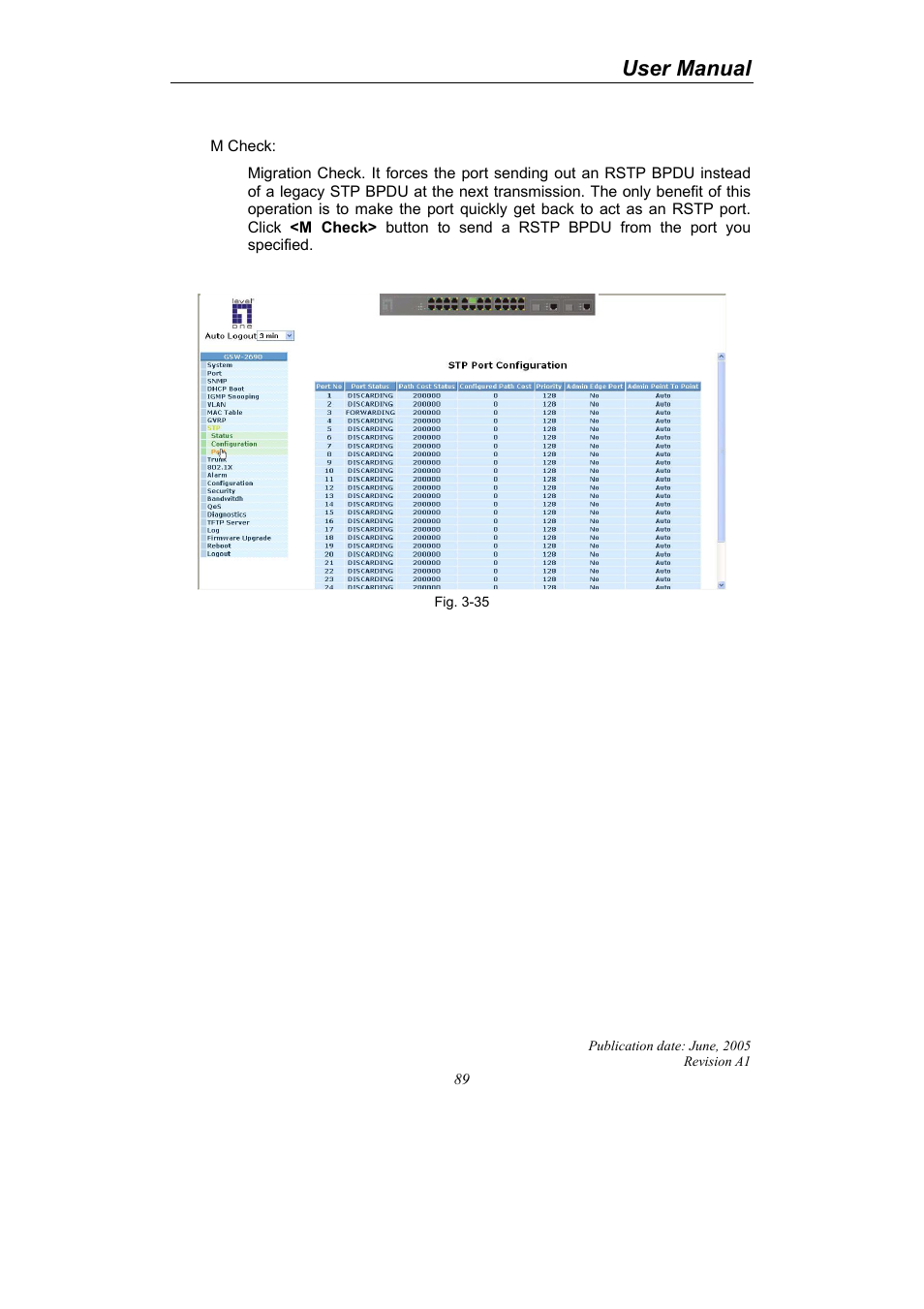 User manual | LevelOne ProCon GSW-2690 User Manual | Page 93 / 265