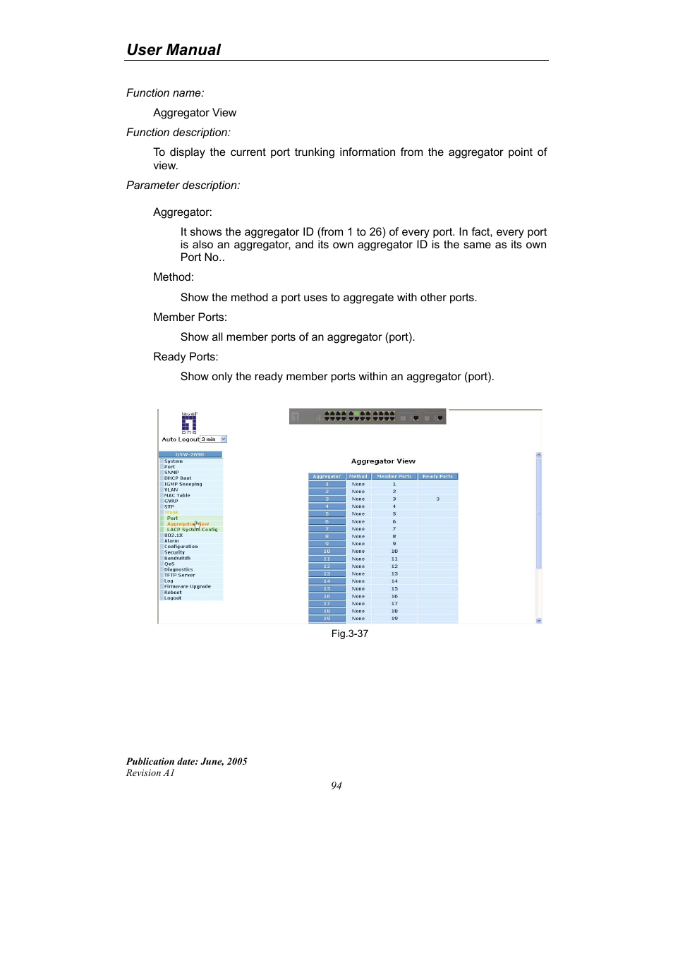 User manual | LevelOne ProCon GSW-2690 User Manual | Page 98 / 265