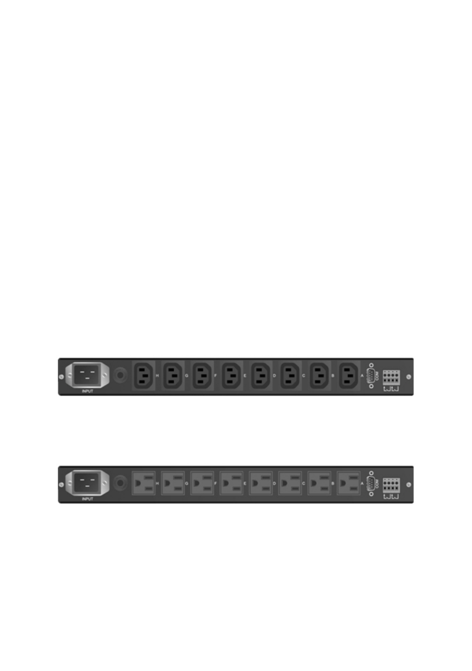 Rear panel, Anel | LevelOne IP Power Switch IPS-0008 User Manual | Page 13 / 43