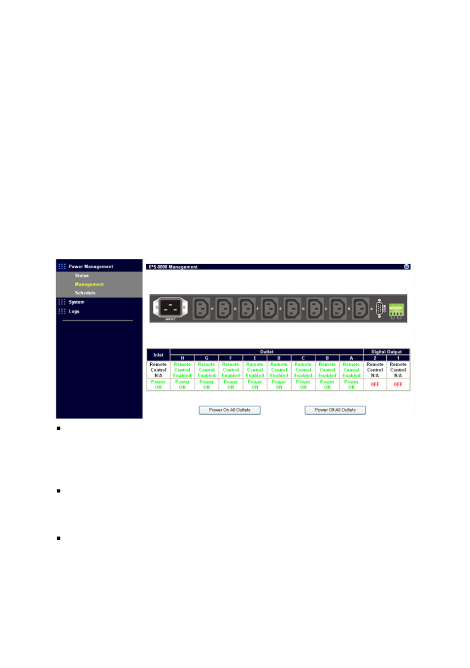 Modifying application settings, Setting control options, Odifying | Pplication, Ettings | LevelOne IP Power Switch IPS-0008 User Manual | Page 35 / 43