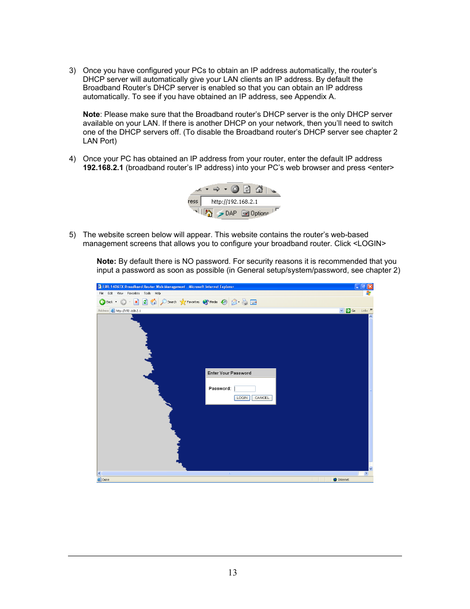 LevelOne FBR-1406TX User Manual | Page 13 / 80