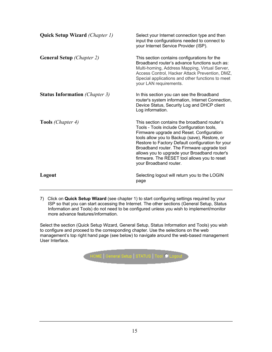 LevelOne FBR-1406TX User Manual | Page 15 / 80