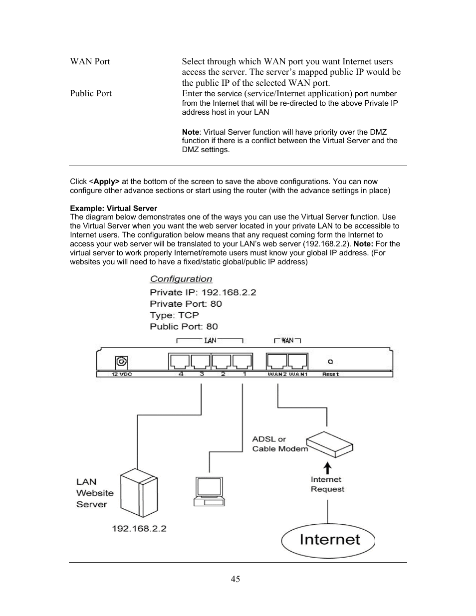 LevelOne FBR-1406TX User Manual | Page 45 / 80