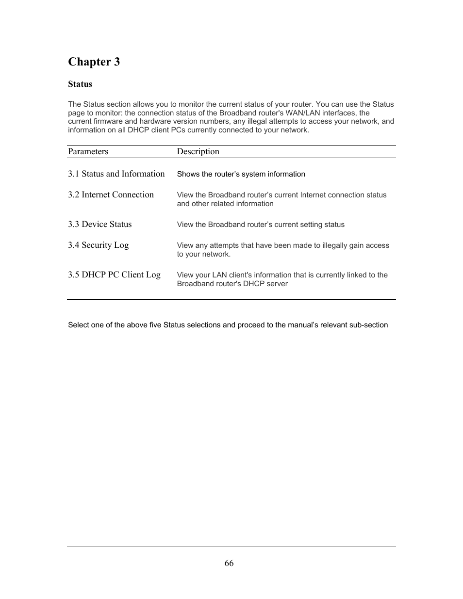 Chapter 3 | LevelOne FBR-1406TX User Manual | Page 66 / 80