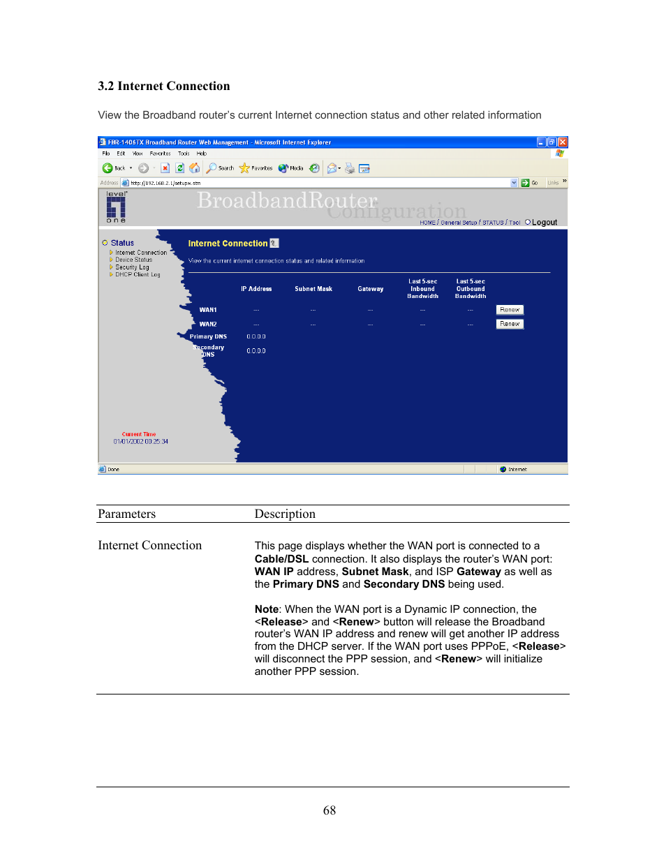 LevelOne FBR-1406TX User Manual | Page 68 / 80