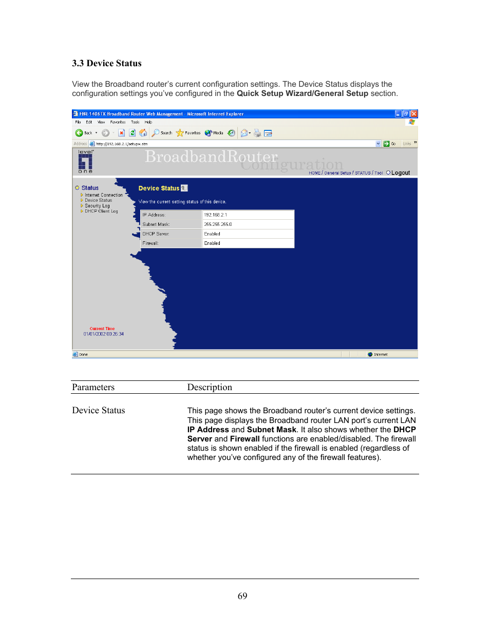 LevelOne FBR-1406TX User Manual | Page 69 / 80