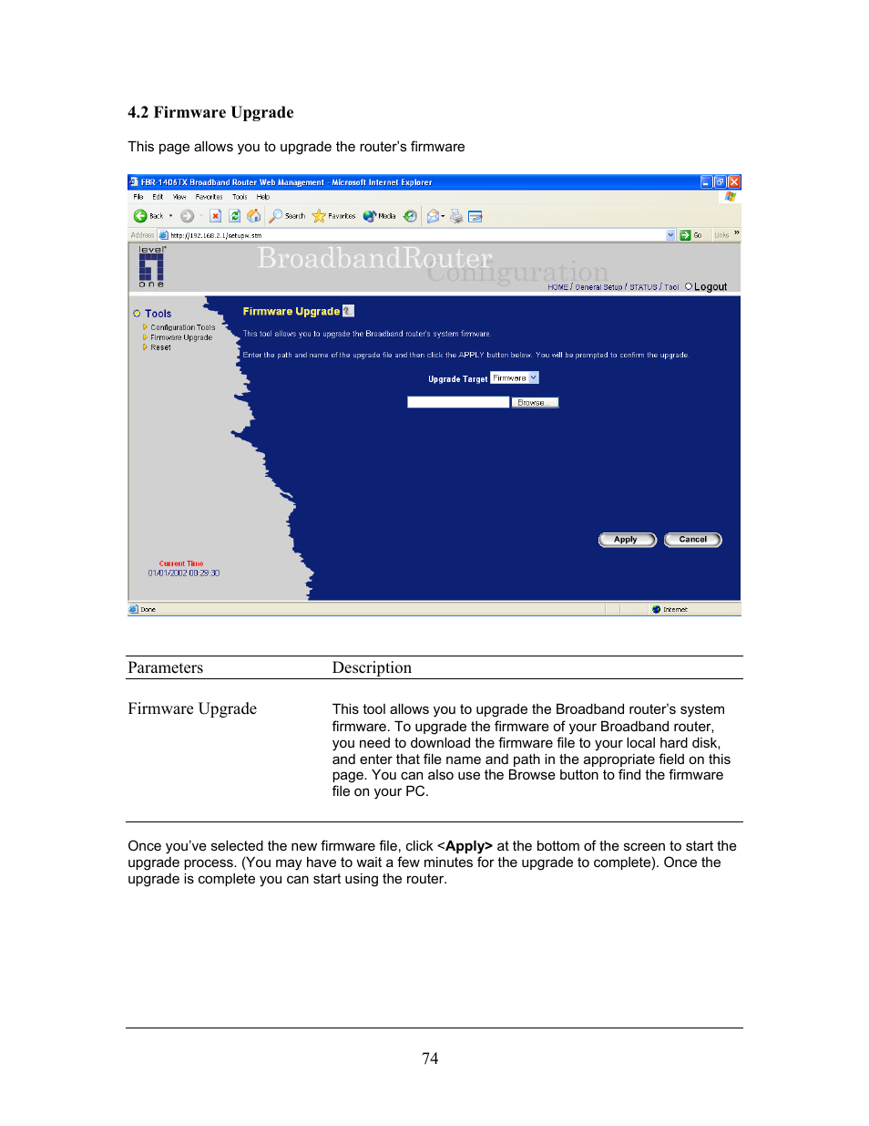 LevelOne FBR-1406TX User Manual | Page 74 / 80