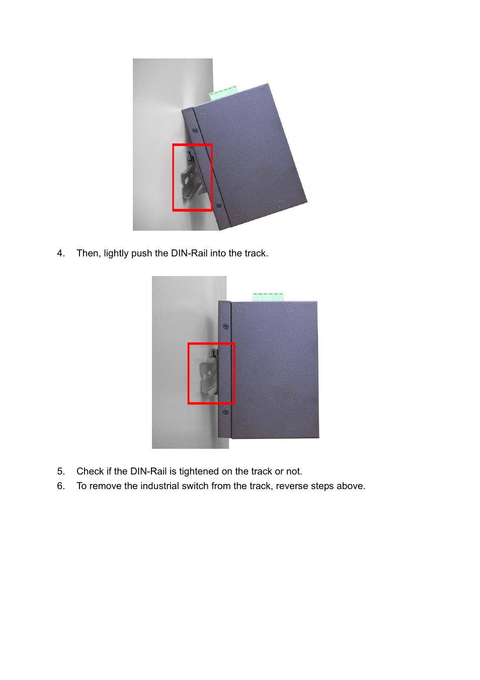 LevelOne Industrial PoE IFE-0500 User Manual | Page 15 / 21