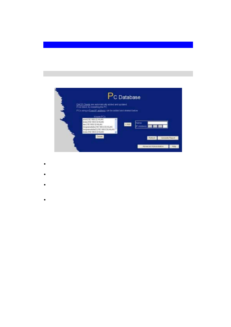 Pc database | LevelOne FBR-1404TX User Manual | Page 108 / 122