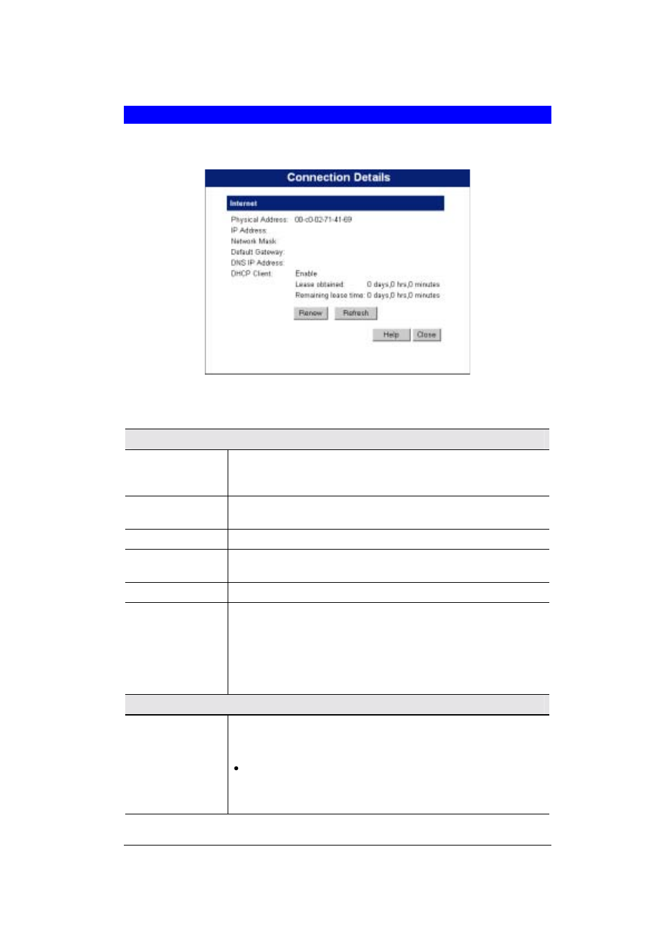 Connection details - fixed/dynamic ip address | LevelOne FBR-1404TX User Manual | Page 41 / 122