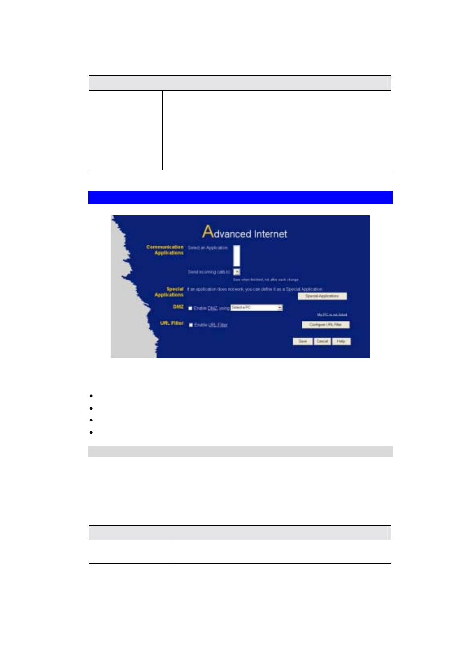 Advanced internet screen | LevelOne FBR-1404TX User Manual | Page 46 / 122