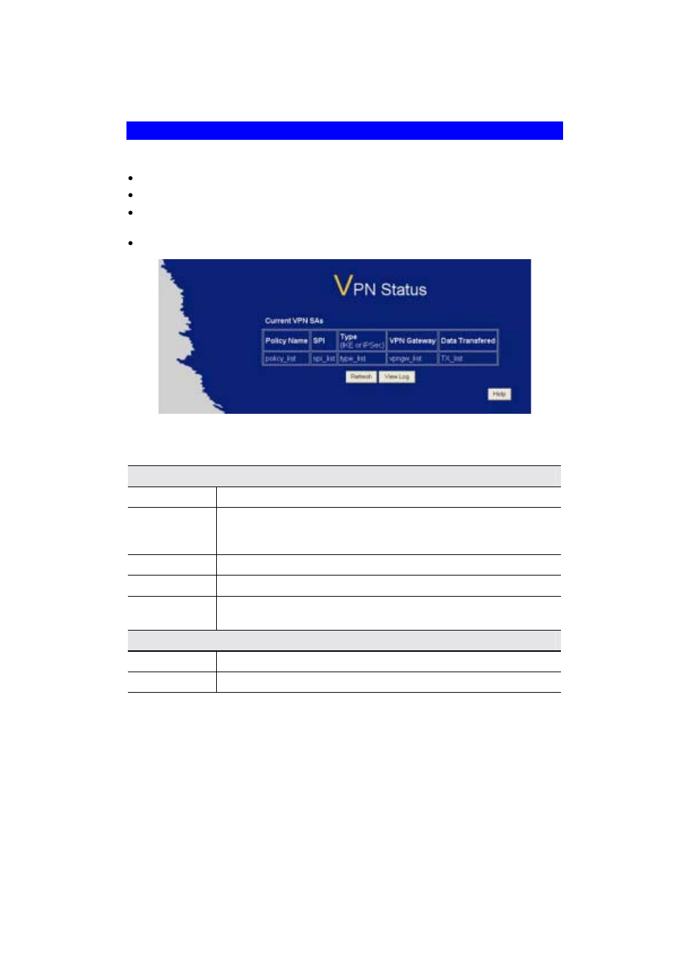 Vpn status | LevelOne FBR-1404TX User Manual | Page 88 / 122