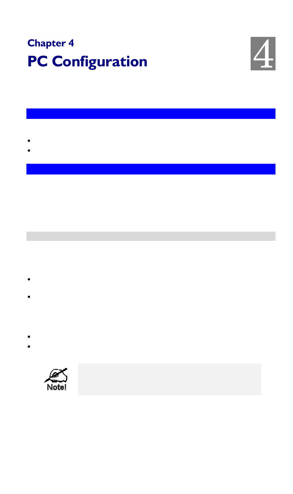 Chapter 4 pc configuration, Overview, Windows clients | Overview windows clients, Pc configuration, Chapter 4 | LevelOne FBR-1416 User Manual | Page 20 / 75