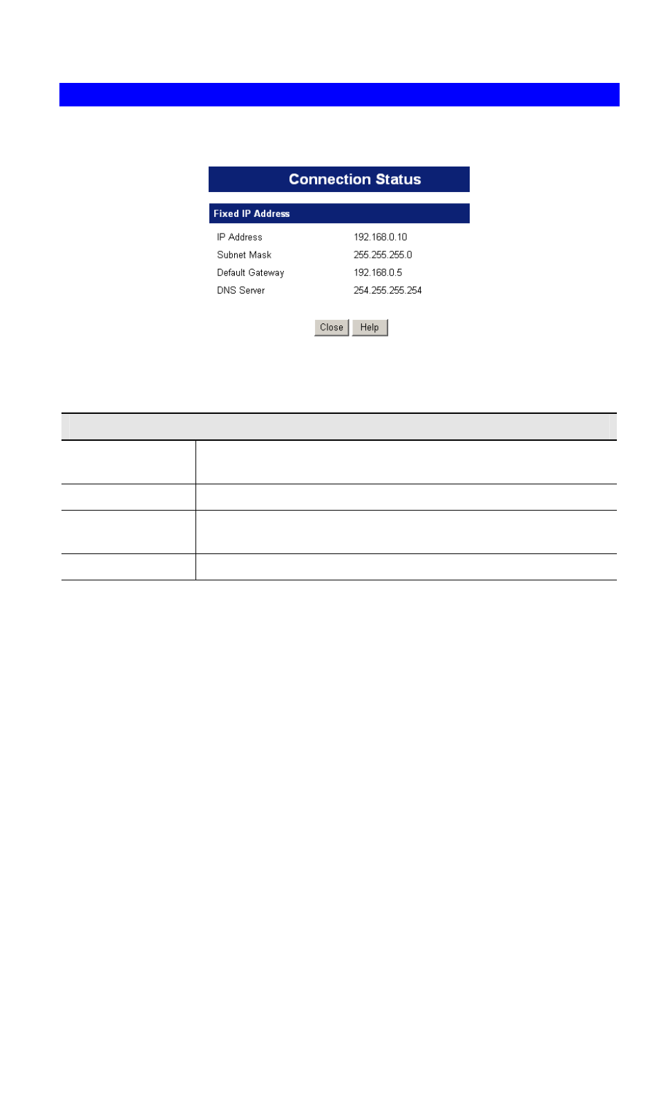 Connection details - fixed ip address | LevelOne FBR-1416 User Manual | Page 37 / 75