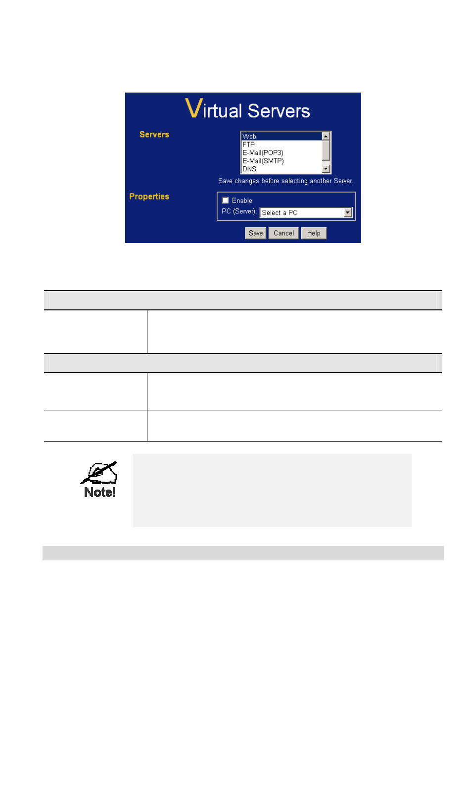 Connecting to the virtual servers | LevelOne FBR-1416 User Manual | Page 52 / 75