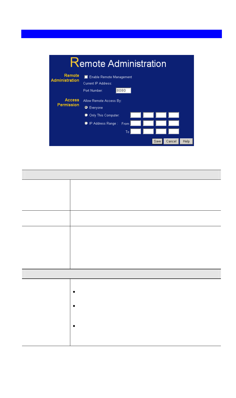 Remote administration | LevelOne FBR-1416 User Manual | Page 65 / 75