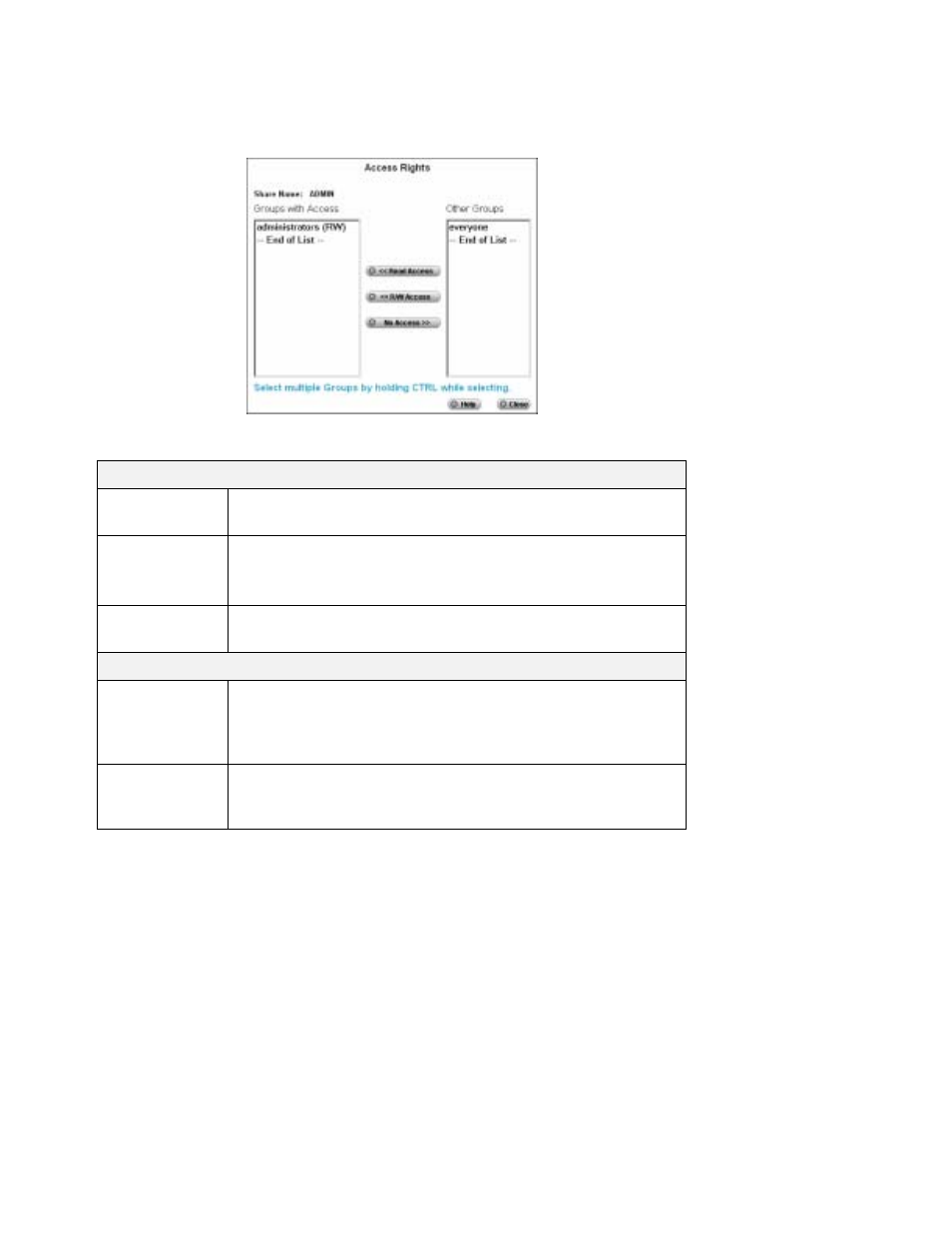 Share access | LevelOne FNS-1000 User Manual | Page 35 / 53