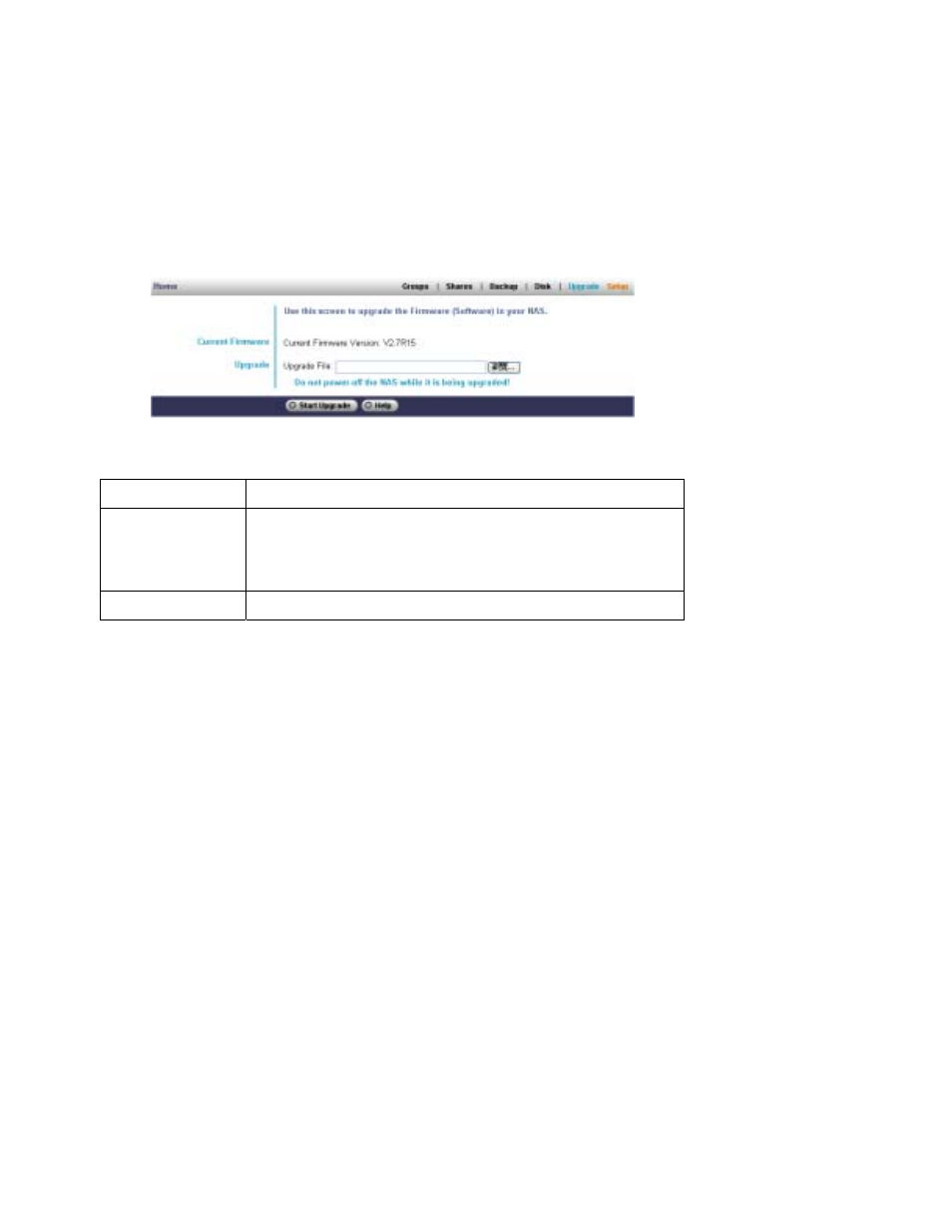 Upgrade screen | LevelOne FNS-1000 User Manual | Page 41 / 53