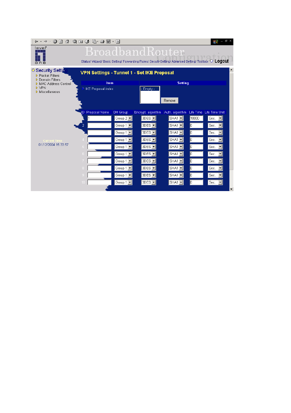LevelOne WBR-3402TX User Manual | Page 131 / 146