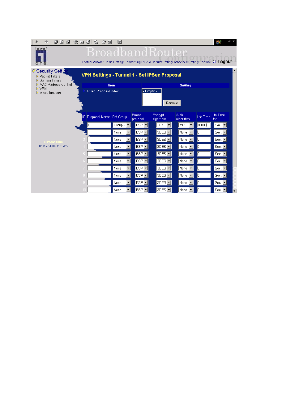 LevelOne WBR-3402TX User Manual | Page 132 / 146