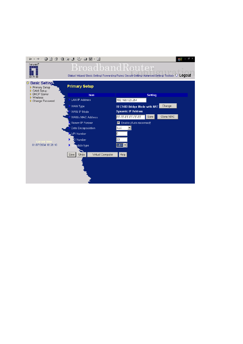 LevelOne WBR-3402TX User Manual | Page 18 / 146