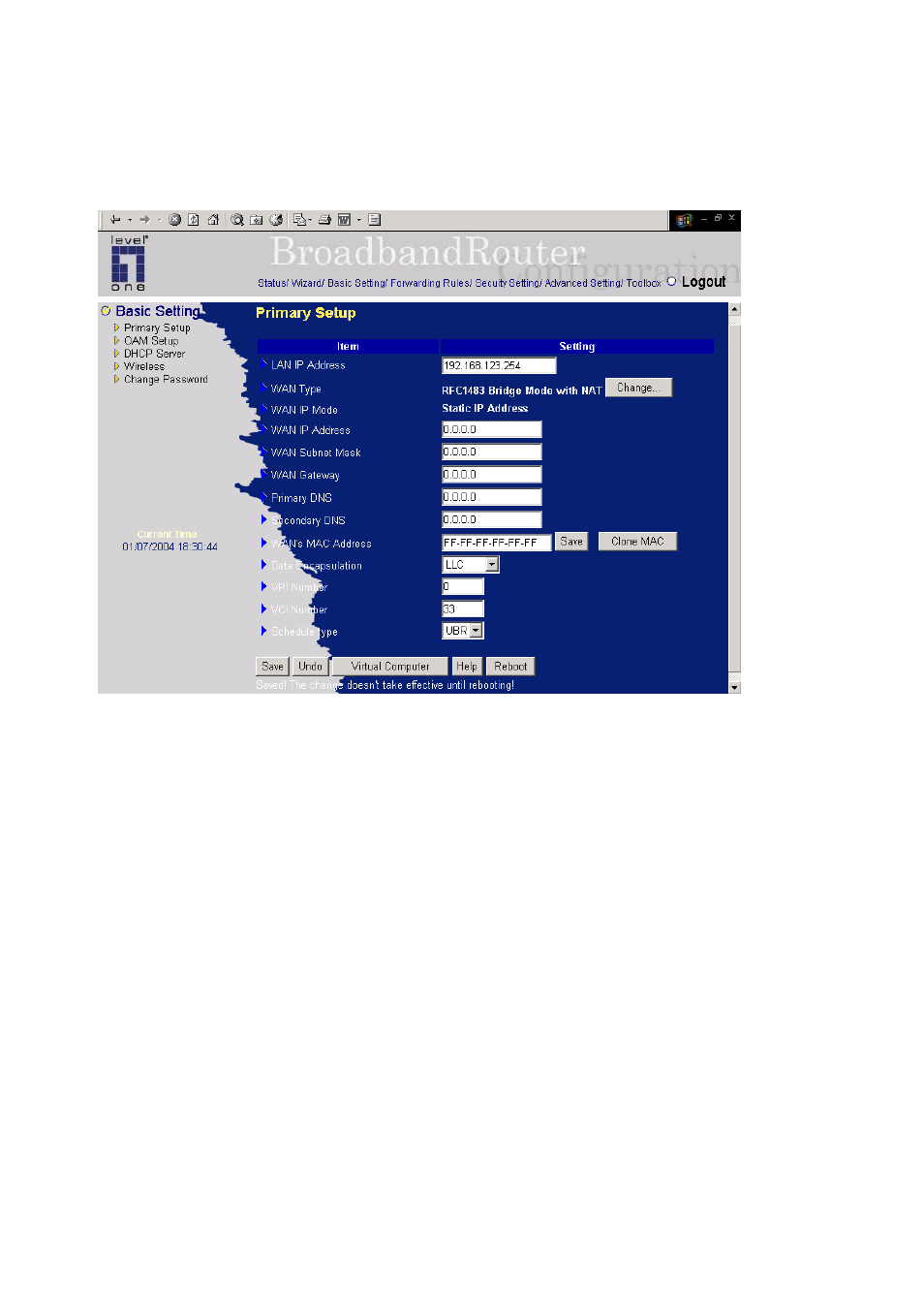 LevelOne WBR-3402TX User Manual | Page 21 / 146