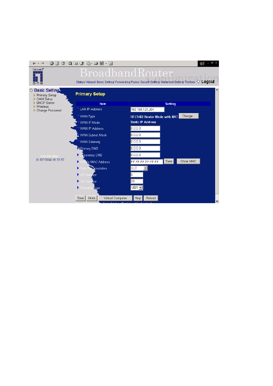 LevelOne WBR-3402TX User Manual | Page 23 / 146