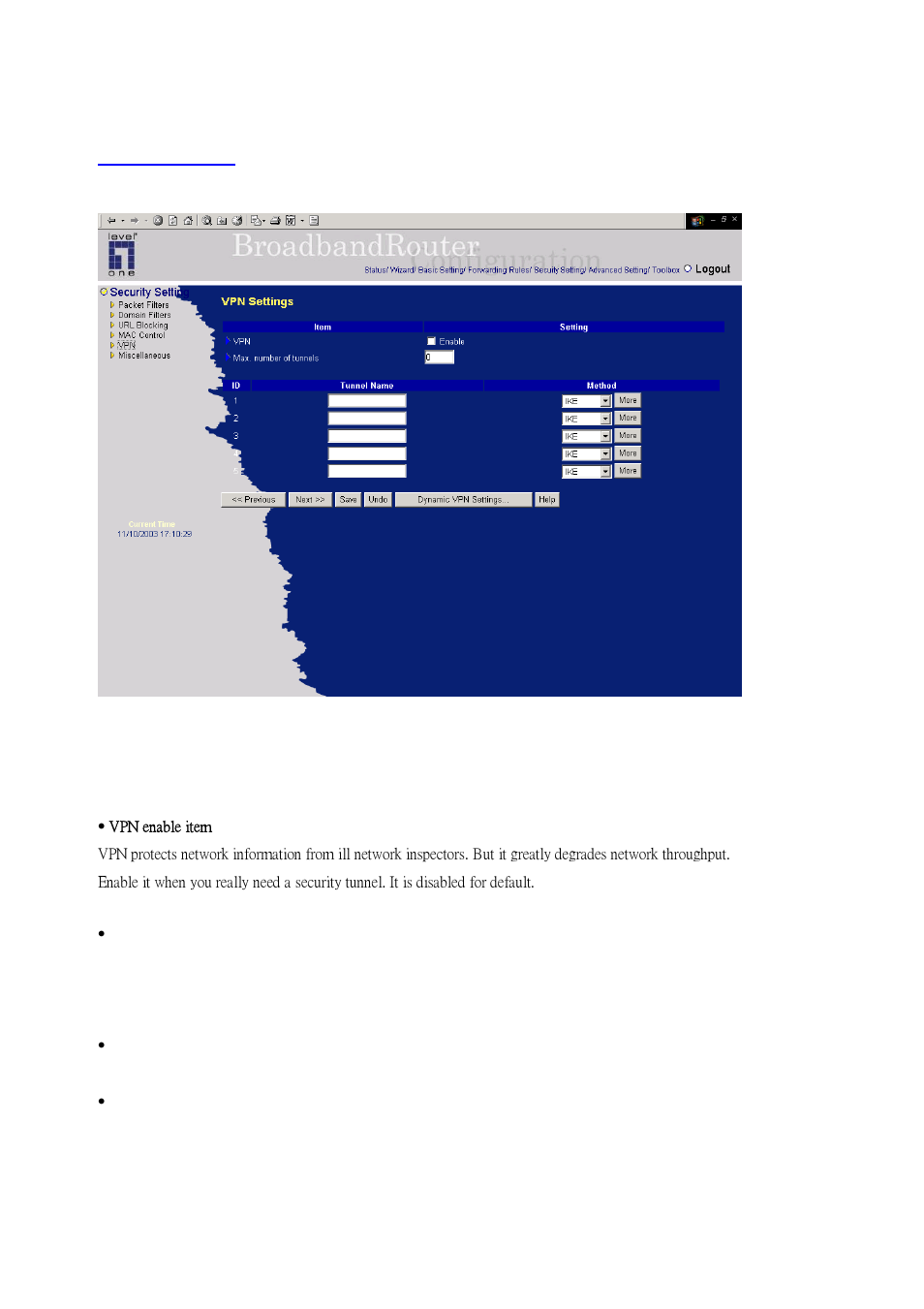 LevelOne WBR-3402TX User Manual | Page 48 / 146