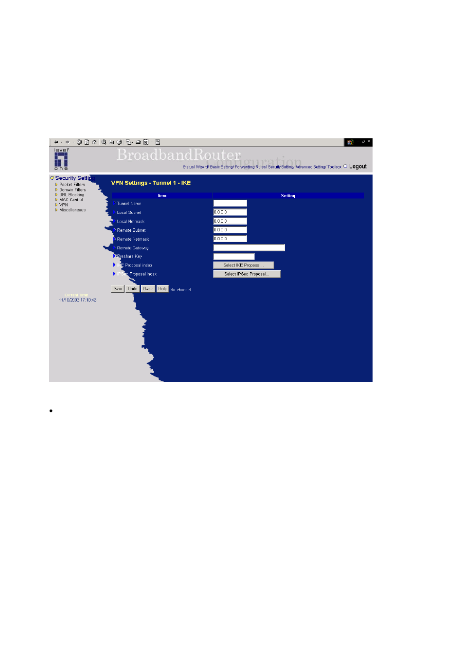 LevelOne WBR-3402TX User Manual | Page 49 / 146