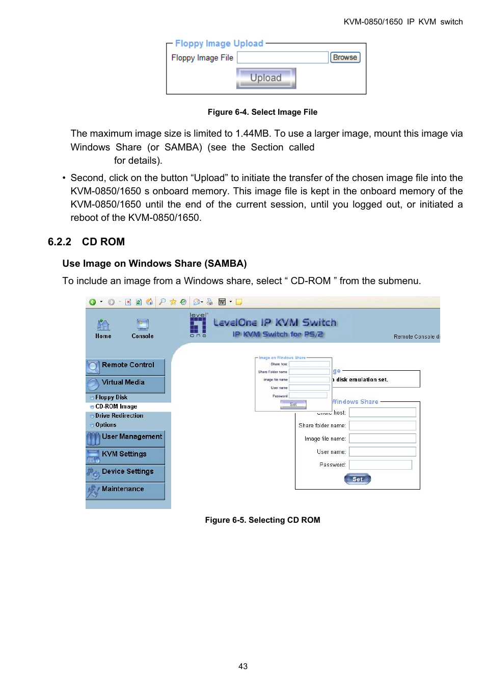 Cd rom | LevelOne ViewCon KVM-0850 User Manual | Page 43 / 83