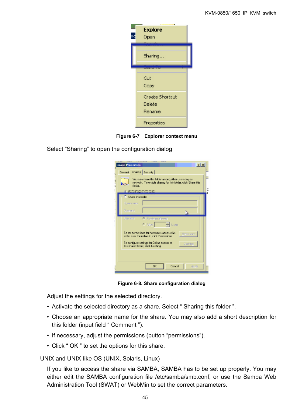 LevelOne ViewCon KVM-0850 User Manual | Page 45 / 83
