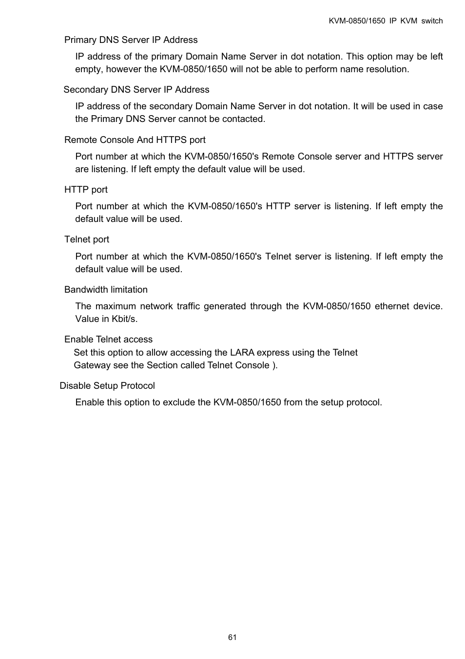 LevelOne ViewCon KVM-0850 User Manual | Page 61 / 83