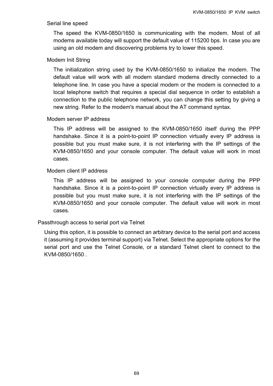 LevelOne ViewCon KVM-0850 User Manual | Page 69 / 83