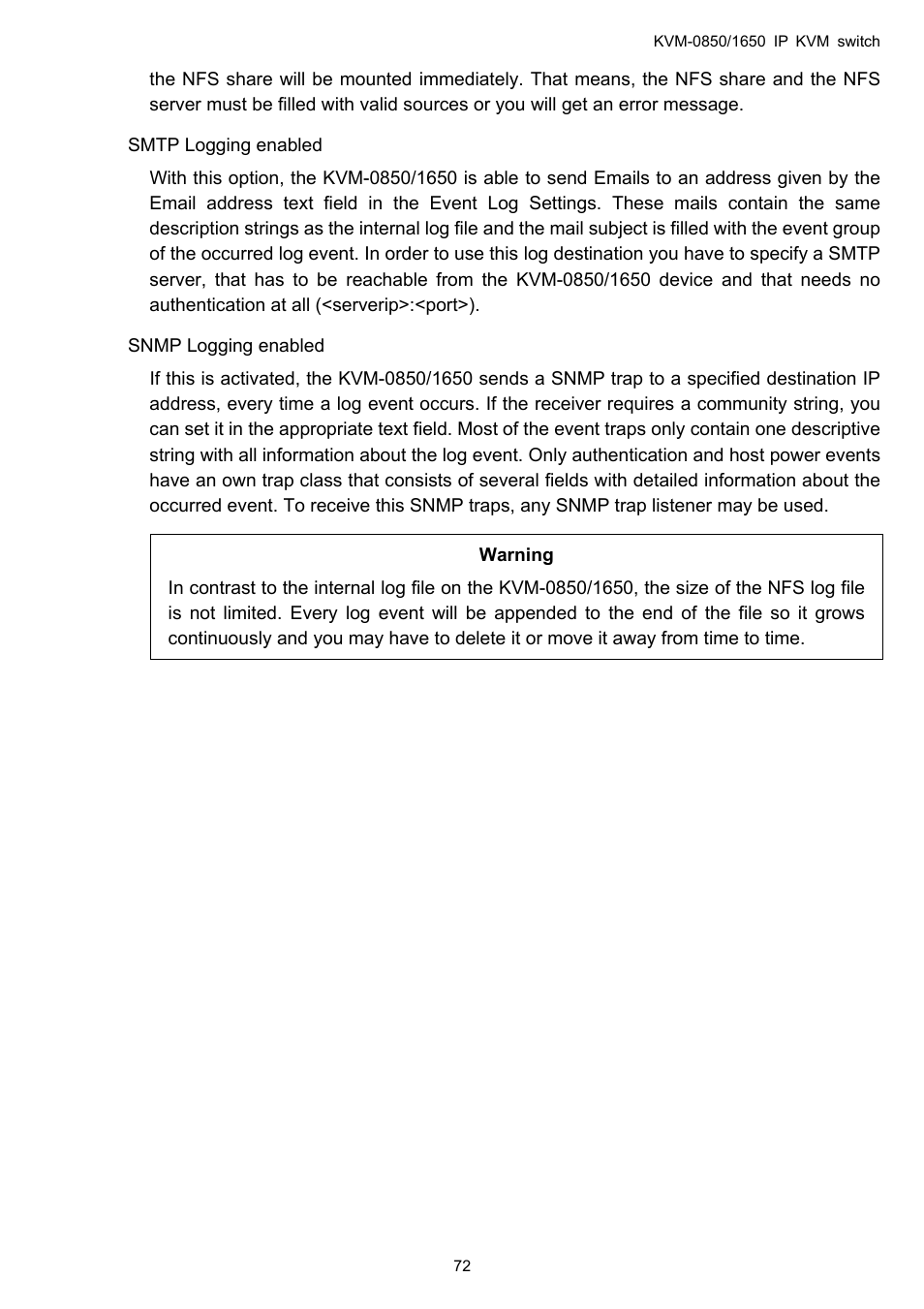 LevelOne ViewCon KVM-0850 User Manual | Page 72 / 83