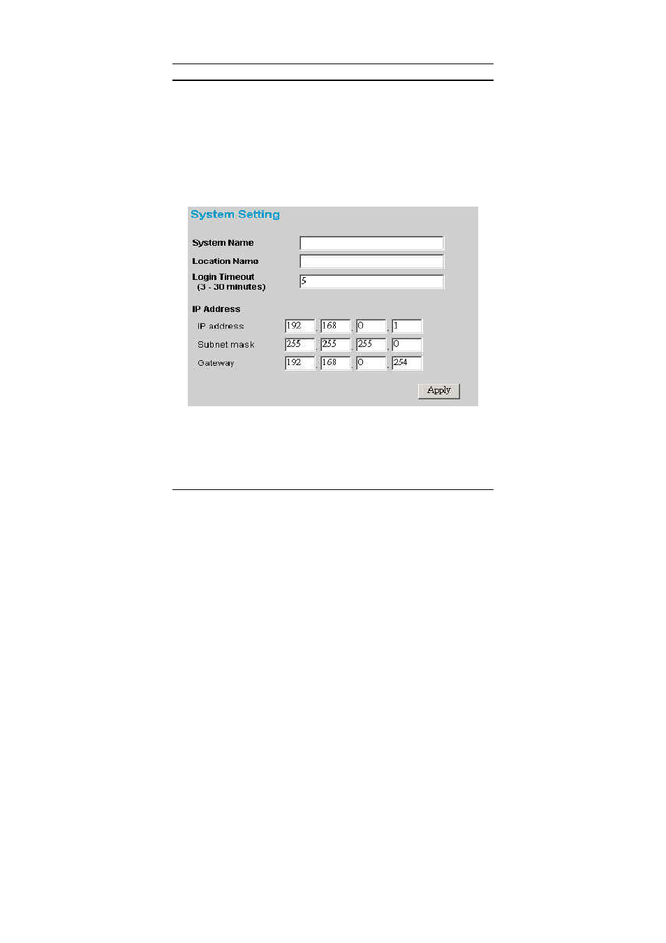 System setting | LevelOne GSW-1675T User Manual | Page 41 / 48