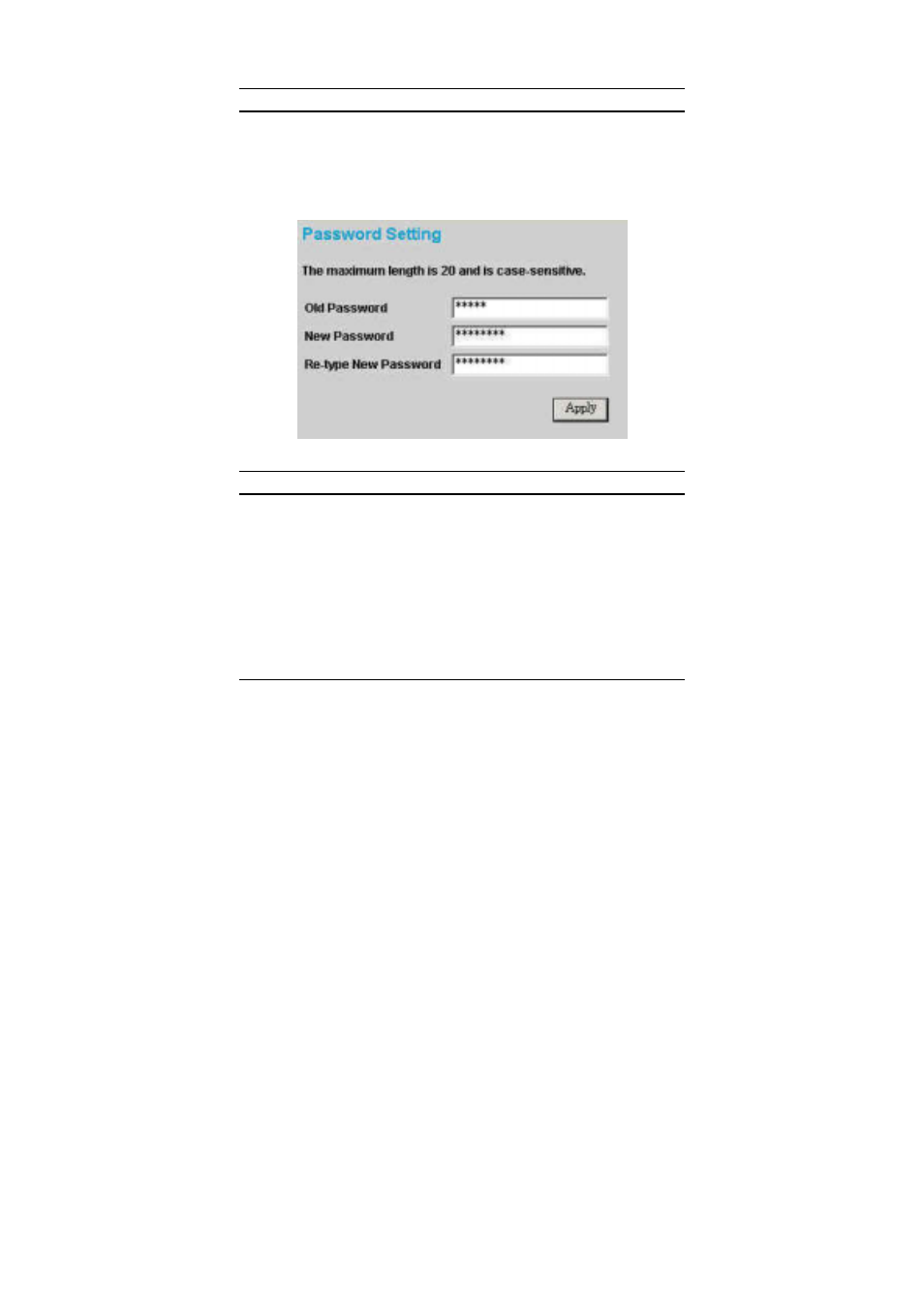 Set password, Backup setting | LevelOne GSW-1675T User Manual | Page 43 / 48