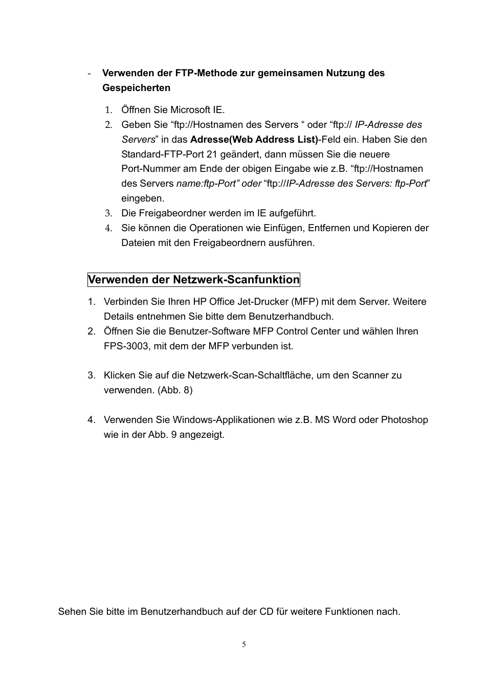 LevelOne ServCon FPS-3003 User Manual | Page 15 / 45