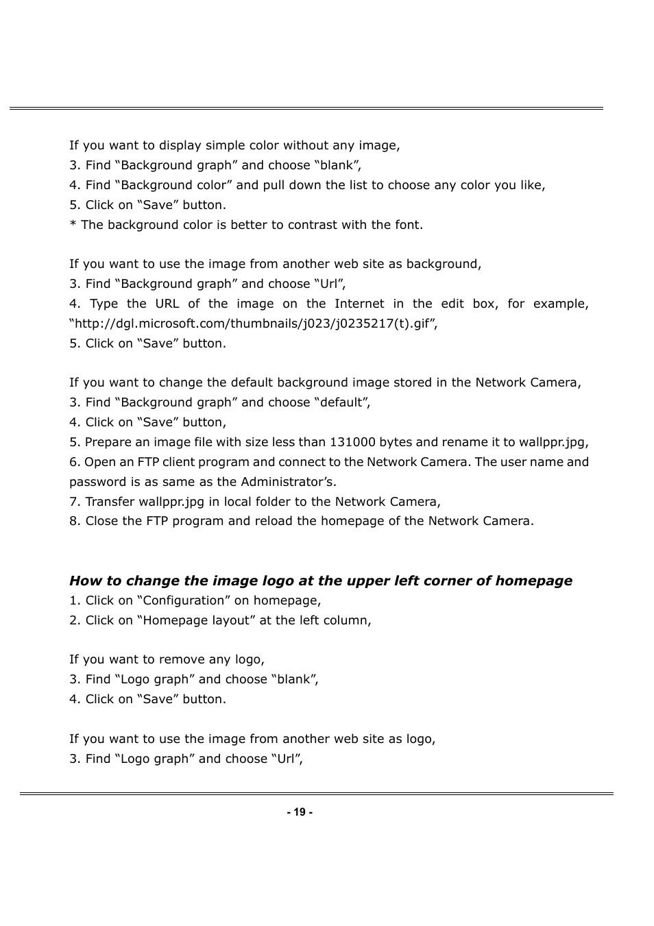 LevelOne FCS-1050 User Manual | Page 19 / 60