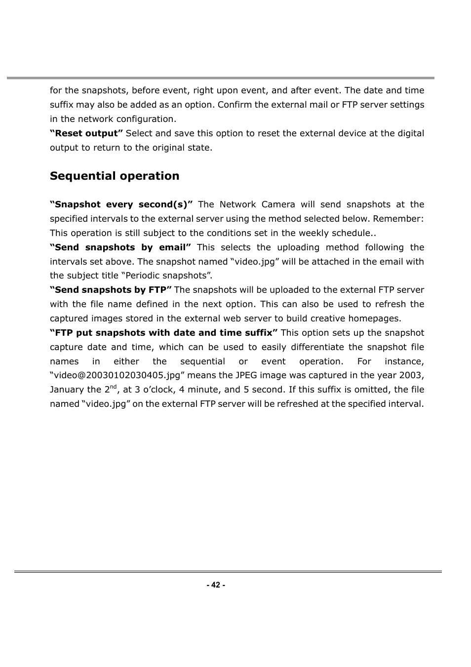Sequential operation | LevelOne FCS-1050 User Manual | Page 42 / 60